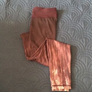 Under Armour Purple/Maroon Ombré Leggings